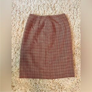 Vintage Villager Liz Claiborne Tweed Pencil Skirt